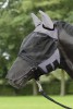 Fliegenmaske Fly Cover Pro grau/schwarz Busse